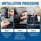 Car Air Freshener Electric Auto Aroma Diffuser Car Air Vent Essential Oil Mist Humidifier Fragrance Diffuser Aromatherapy